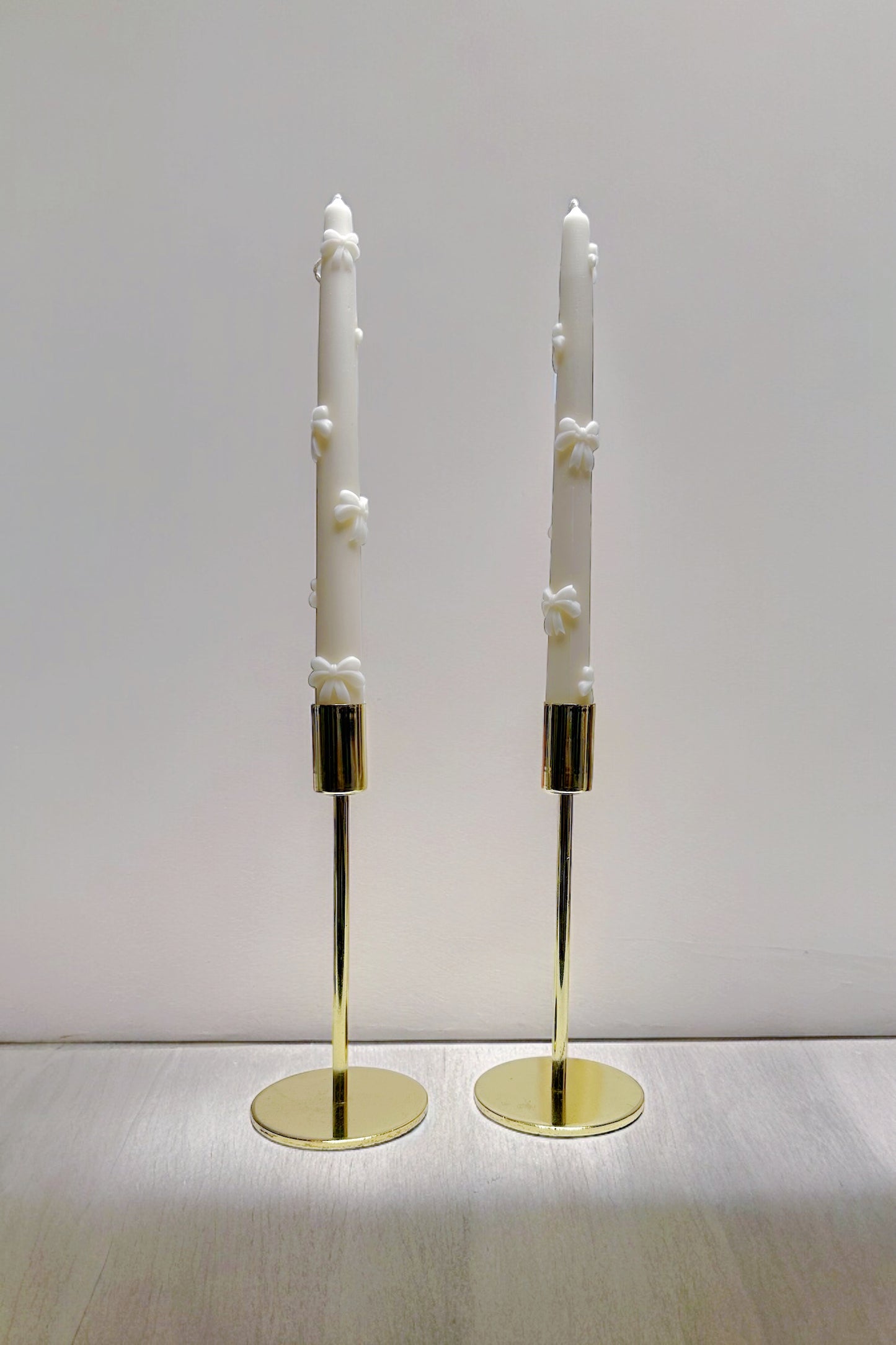 Tapered Ribbon Candle Set - Lucent Aura