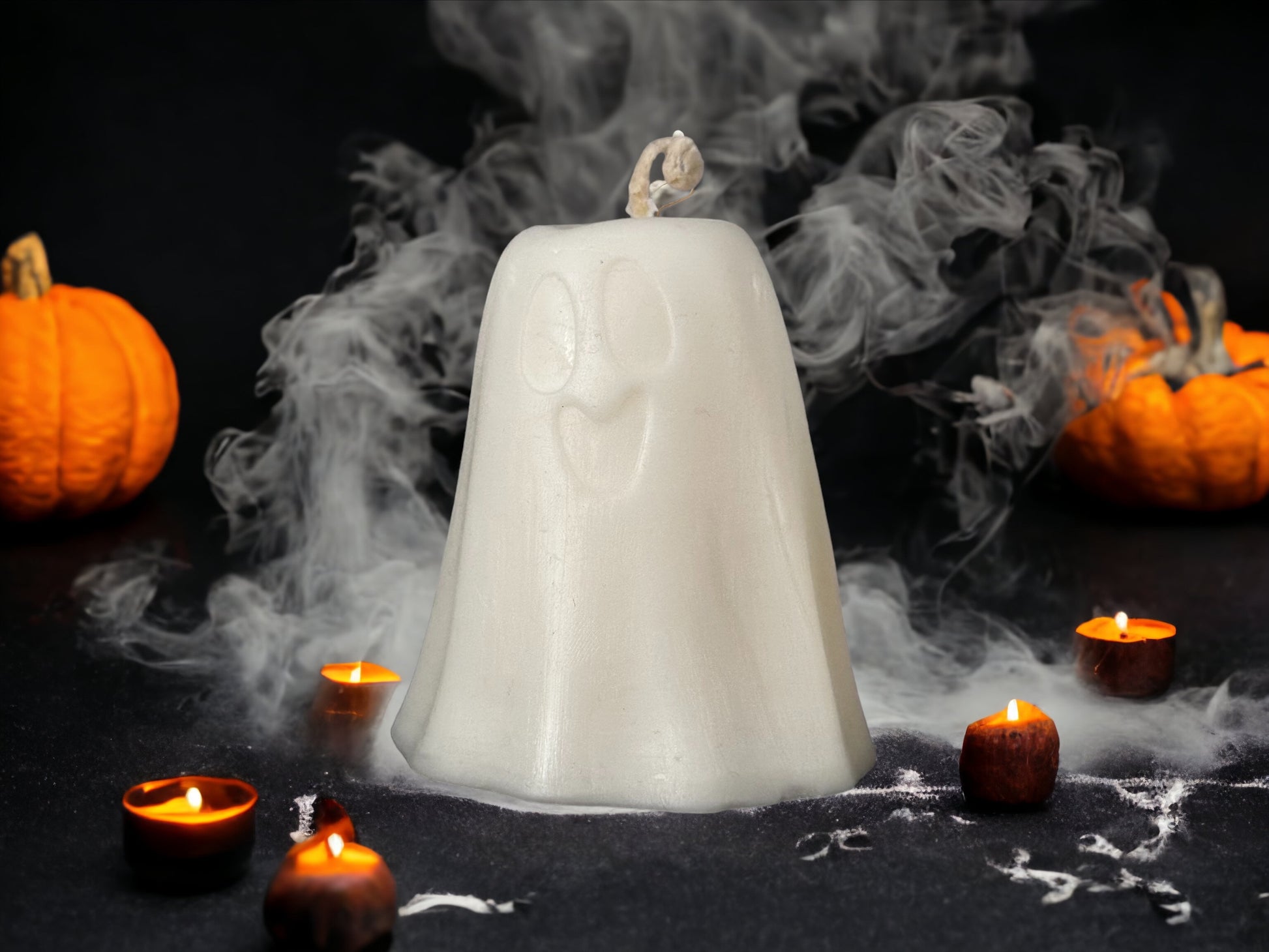 Ooey Gooey Marshmallow Ghost Candle - Lucent Aura