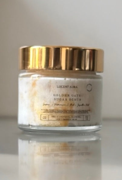 Golden Oats Sugar Scrub - Lucent Aura