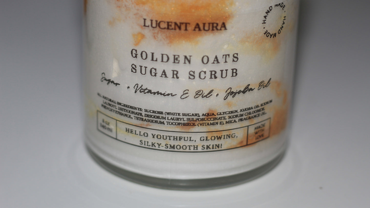 Golden Oats Sugar Scrub - Lucent Aura