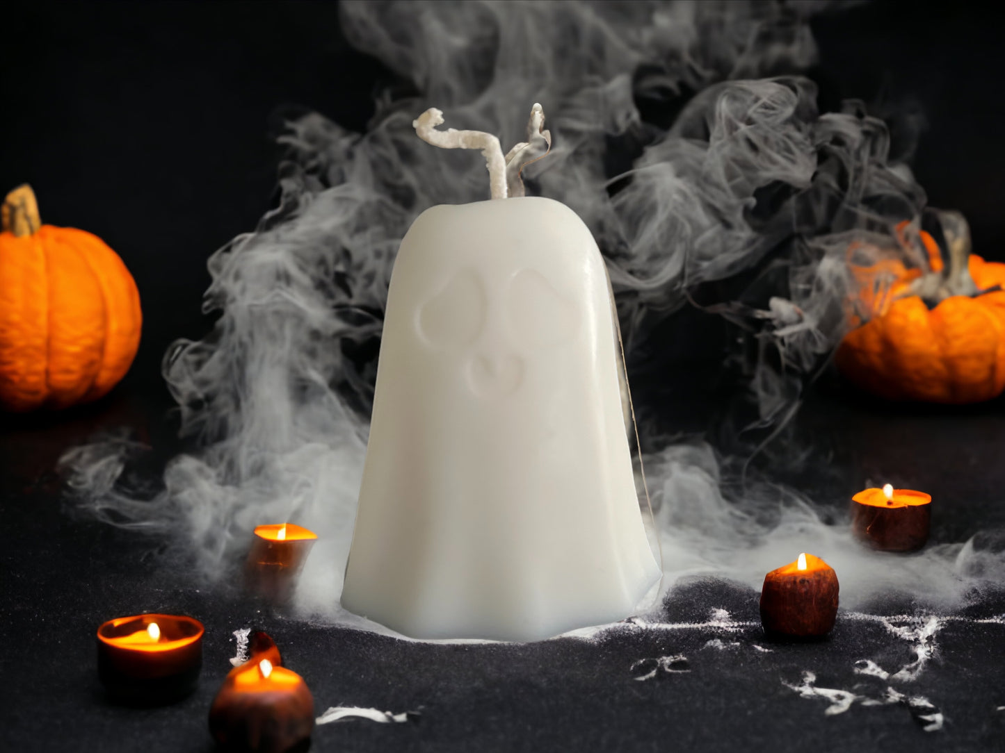 Ooey Gooey Marshmallow Ghost Candle - Lucent Aura